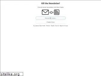 kill-the-newsletter.com