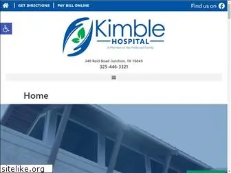 kimblehospital.org