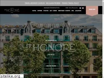 kimptonsthonoreparis.com