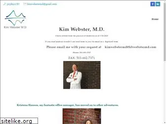 kimwebstermd.com