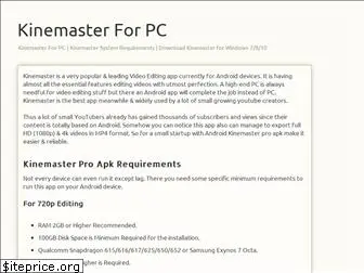 technogone kinemaster for pc technogone kinemaster for pc
