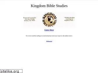 kingdombiblestudies.org