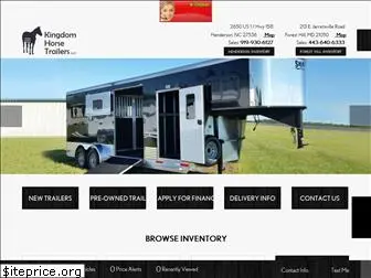 kingdomhorsetrailers.com