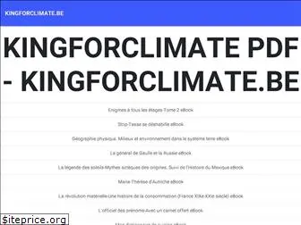 kingforclimate.be