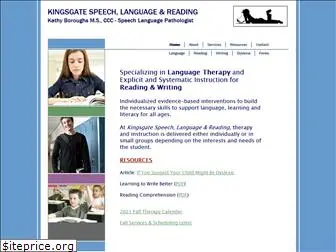 kingsgatespeech.com