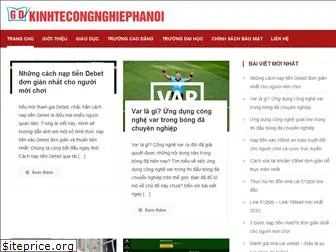 kinhtecongnghiephanoi.com