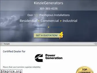 kinziegenerators.com