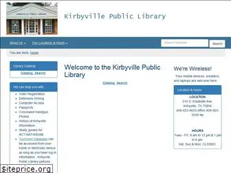 kirbyvillelibrary.org