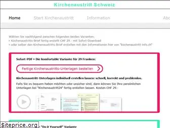 kirchenaustritt-info.ch