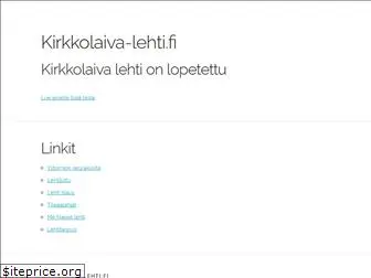 kirkkolaiva-lehti.fi