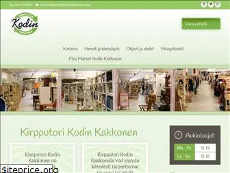 kirpputorikodinkakkonen.com