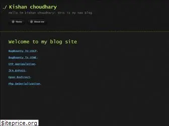 kishanchoudhary.com
