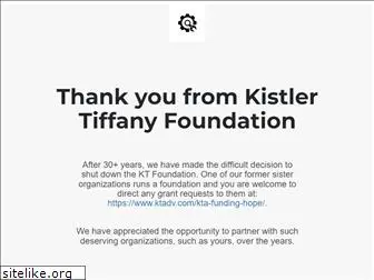 kistlertiffanyfoundation.org