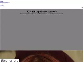 kitchenapplianceanswer.com