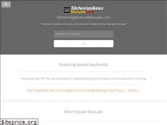 kitchenappliancemanuals.com