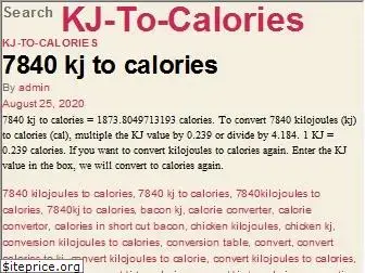 kj-to-calories.com