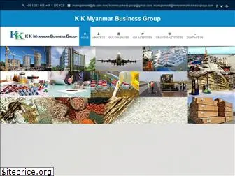 kkmyanmarbusinessgroup.com