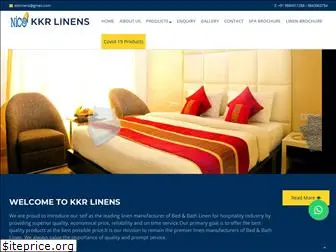 kkrlinens.com