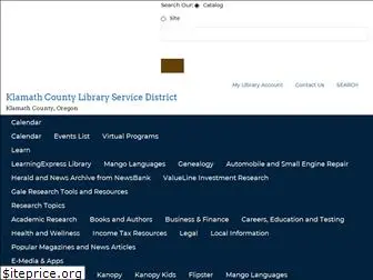 klamathlibrary.org