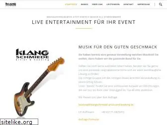 klangschmiede-artist-and-booking.de