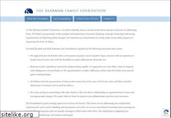 klarmanfoundation.org