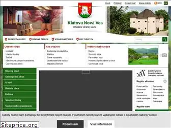 www.klatovanovaves.sk