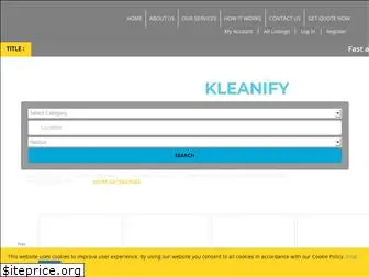 kleanify.com