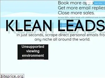 kleanleads.com