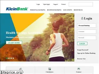 kleinbank.com