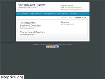 kleinbasementsystems.com