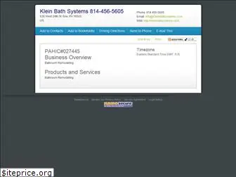 kleinbathsystems.com