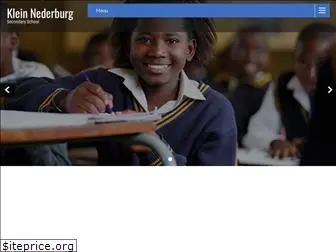 kleinnederburgsecondary.co.za