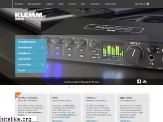 www.klemm-music.de