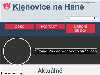 klenovicenahane.cz