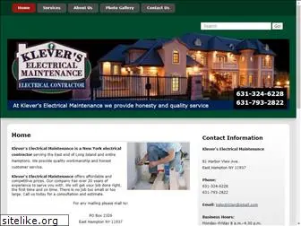 kleverelectricalmaintenance.com