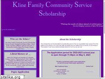 klinefamilyscholarship.org