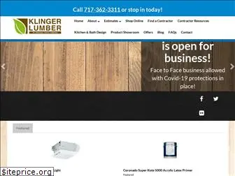 klingerlumber.com