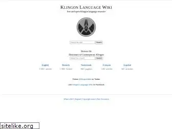 klingonwiki.net