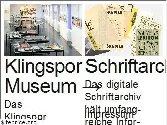 klingspor-museum.de