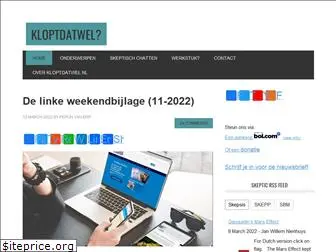 kloptdatwel.nl