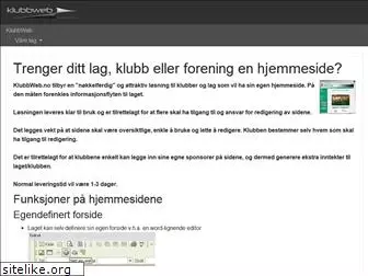 klubbweb.no