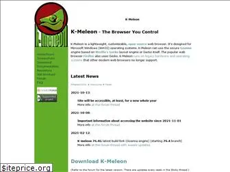 kmeleonbrowser.org