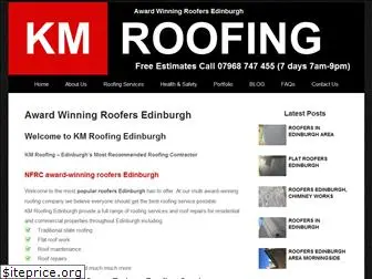 kmroofingedinburgh.co.uk