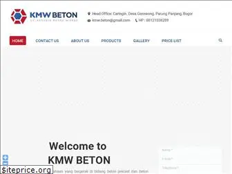 kmwbeton.com