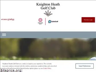 knightonheathgolfclub.co.uk