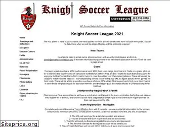 knightsoccerleague.org