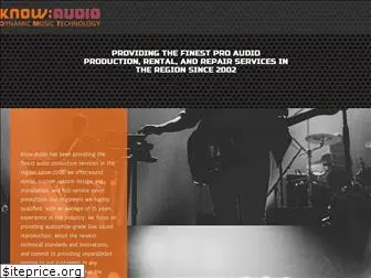 knowaudio.com