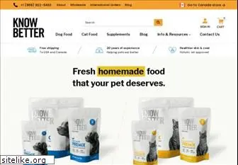 knowbetterpetfood.com