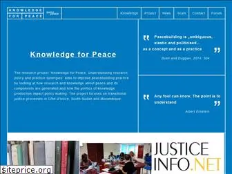 knowledge-for-peace.org