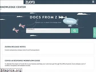 knowledgecenter.zuora.com